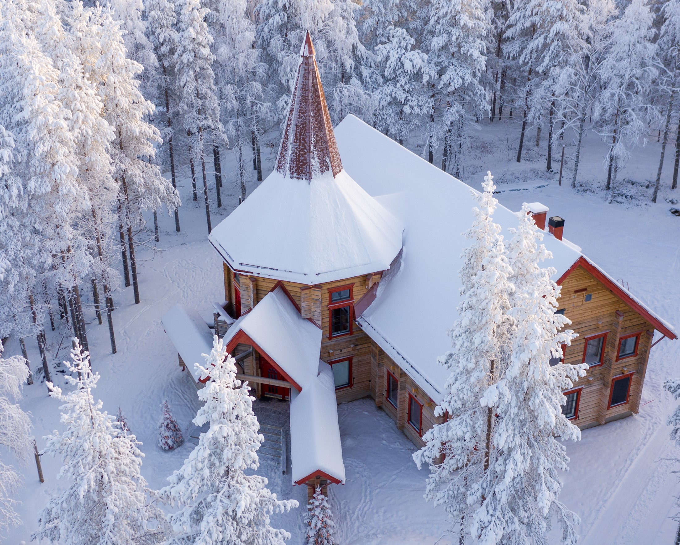 Дом деда мороза в финляндии фото
